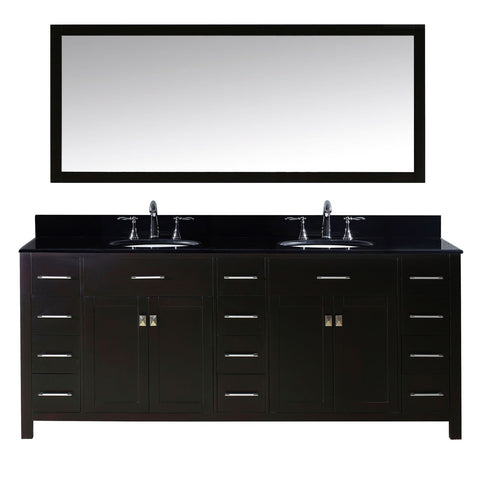 Image of 78" Double Bathroom Vanity
