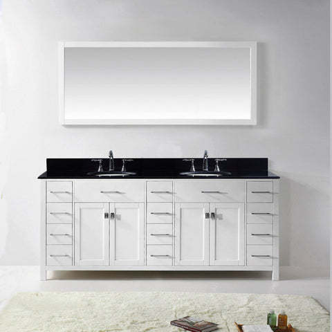Image of 78" Double Bathroom Vanity MD-2178-BGRO-ES