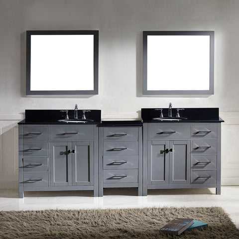 Image of 93" Double Bathroom Vanity MD-2193-BGRO-ES