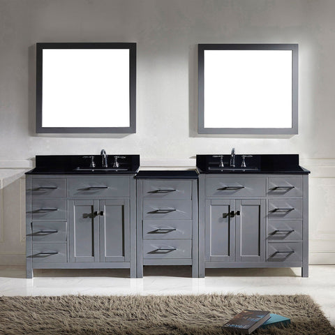 Image of 93" Double Bathroom Vanity MD-2193-BGRO-ES