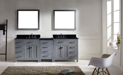 Image of 93" Double Bathroom Vanity MD-2193-BGRO-ES