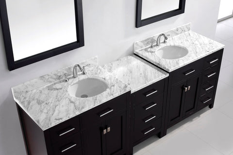 Image of 93" Double Bathroom Vanity MD-2193-WMRO-ES