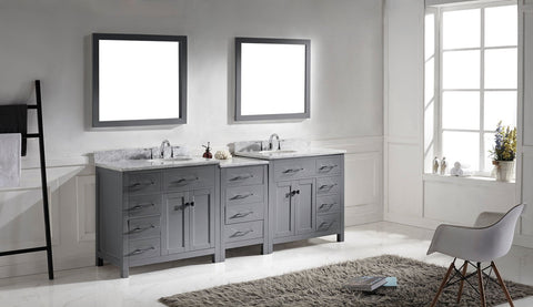 Image of 93" Double Bathroom Vanity MD-2193-WMRO-ES