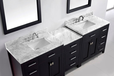 Image of 93" Double Bathroom Vanity MD-2193-WMRO-ES