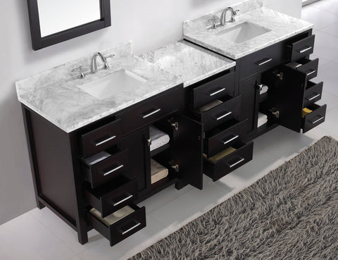 Image of 93" Double Bathroom Vanity MD-2193-WMRO-ES