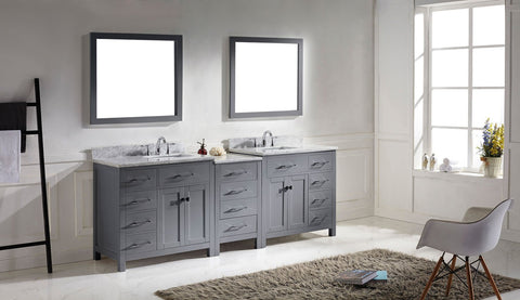 Image of 93" Double Bathroom Vanity MD-2193-WMRO-ES