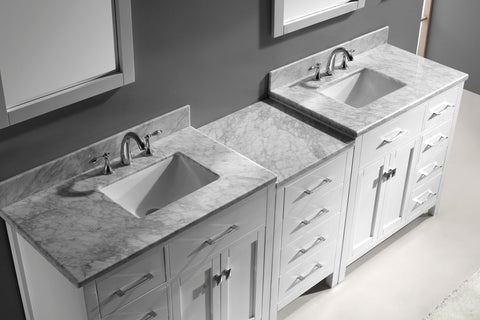 Image of 93" Double Bathroom Vanity MD-2193-WMRO-ES