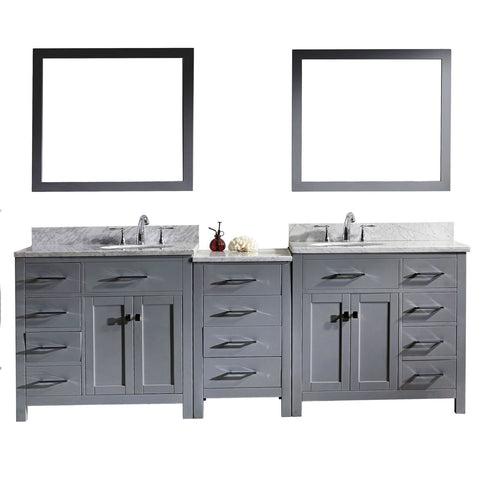 Image of 93" Double Bathroom Vanity MD-2193-WMRO-GR