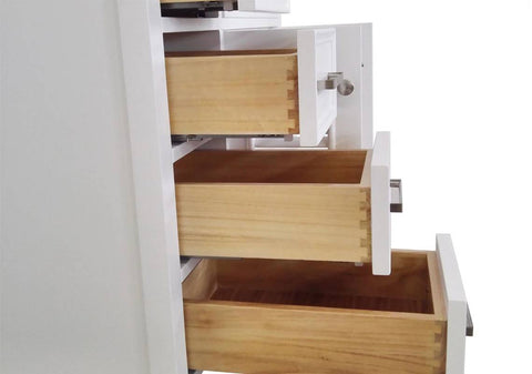 Image of Ariel Kensington 36" White Transitional Single Sink Base Cabinet D037S-R-BC-WHT