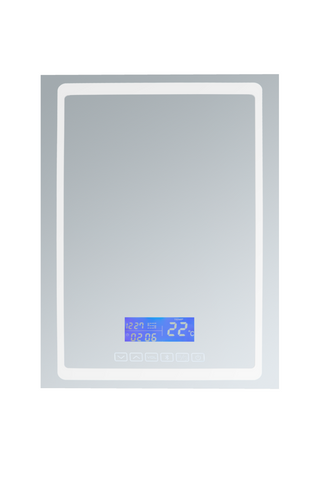 Image of Lexora Bracciano 24" Wide x 32" Tall LED Medicine Cabinet w/ Defogger | LB2432LEDMC