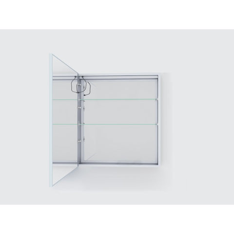 Image of Lexora Bracciano 30" Wide x 32" Tall LED Medicine Cabinet w/ Defogger | LB3032LEDMC
