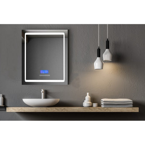 Image of Lexora Bracciano 30" Wide x 36" Tall LED Medicine Cabinet w/ Defogger | LB3036LEDMC