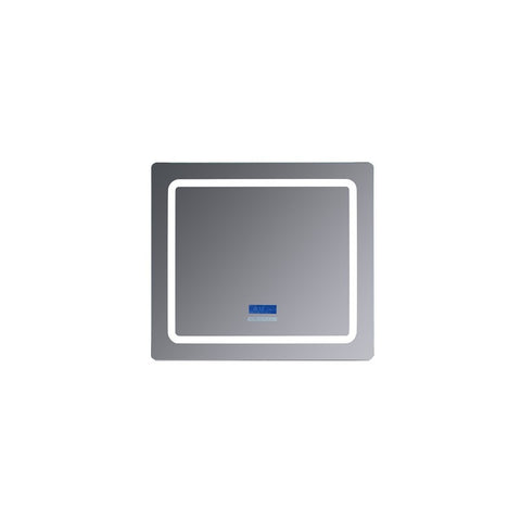 Image of Lexora Caldona 36" Wide x 36" Tall LED Mirror w/ Defogger | LC3636LEDM