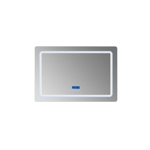 Image of Lexora Caldona 48" Wide x 32" Tall LED Mirror w/ Defogger | LC4832LEDM