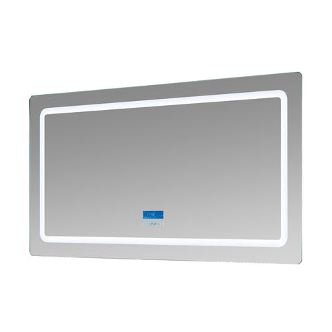 Image of Lexora Caldona 60" Wide x 32" Tall LED Mirror w/ Defogger | LC6032LEDM
