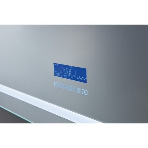 Image of Lexora Caldona 60" Wide x 32" Tall LED Mirror w/ Defogger | LC6032LEDM