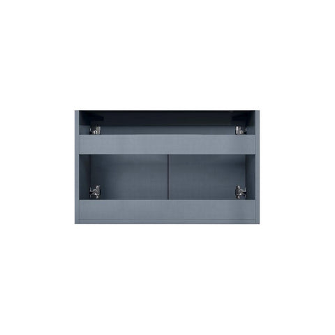 Image of Lexora Geneva Transitional Dark Grey 30" Vanity with 30" Led Mirror, no Top | LG192230DB00LM30