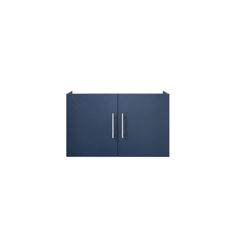Image of Lexora Geneva Transitional Navy Blue 30" Vanity Cabinet Only | LG192230DE00000