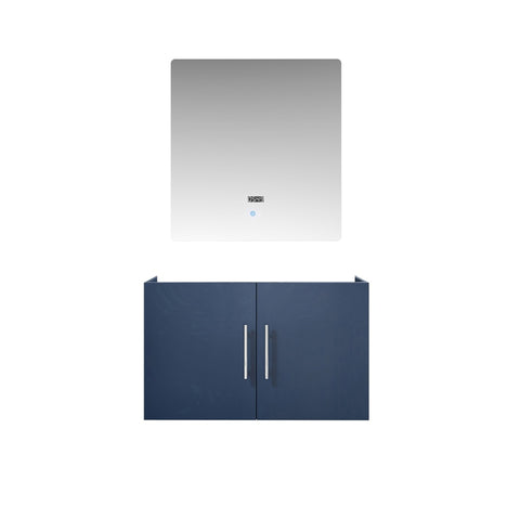 Image of Lexora Geneva Transitional Navy Blue 30" Single Sink Vanity | LG192230DEDS000