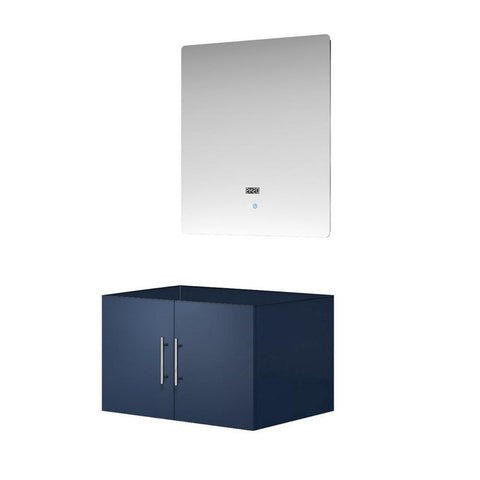 Image of Lexora Geneva Transitional Navy Blue 30" Single Sink Vanity | LG192230DEDS000