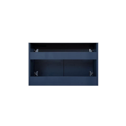 Image of Lexora Geneva Transitional Navy Blue 30" Single Sink Vanity | LG192230DEDS000