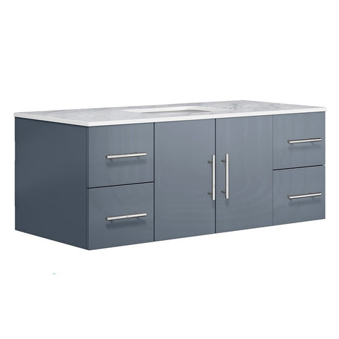 Image of Lexora Geneva Transitional Dark Grey 48" Single Sink Vanity | LG192248DBDS000