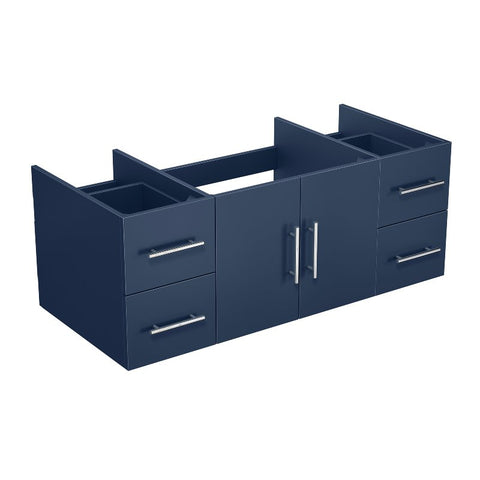 Image of Lexora Geneva Transitional Navy Blue 48" Vanity Cabinet Only | LG192248DE00000