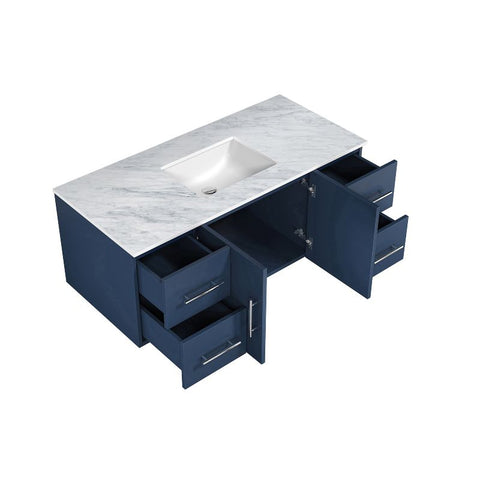 Image of Lexora Geneva Transitional Navy Blue 48" Single Sink Vanity | LG192248DEDS000