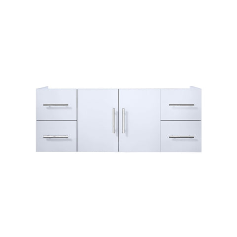 Image of Lexora Geneva Transitional Glossy White 48" Vanity Cabinet Only | LG192248DM00000