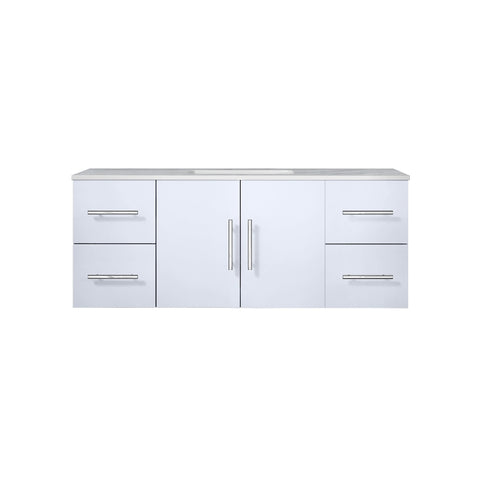 Image of Lexora Geneva Transitional Glossy White 48" Single Sink Vanity | LG192248DMDS000