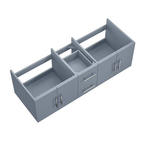 Image of Lexora Geneva Transitional Dark Grey 60" Vanity Cabinet Only | LG192260DB00000