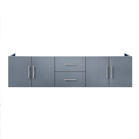 Image of Lexora Geneva Transitional Dark Grey 72" Vanity Cabinet Only | LG192272DB00000
