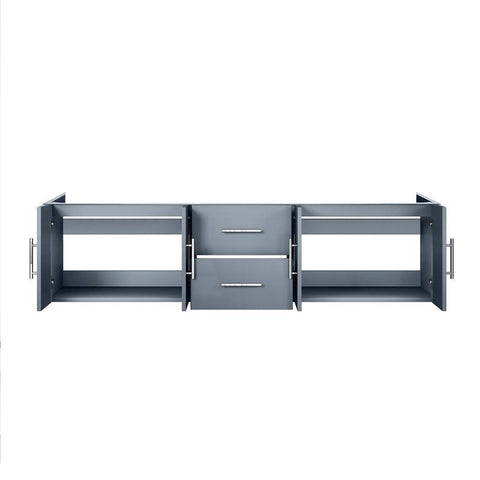 Image of Lexora Geneva Transitional Dark Grey 72" Vanity Cabinet Only | LG192272DB00000