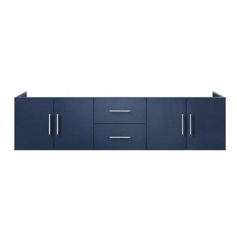Image of Lexora Geneva Transitional Navy Blue 72" Vanity Cabinet Only | LG192272DE00000