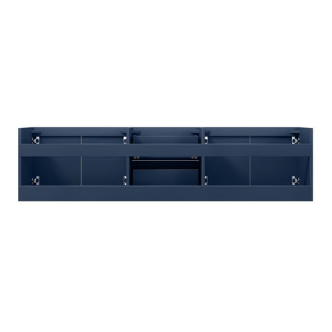 Image of Lexora Geneva Transitional Navy Blue 72" Vanity Cabinet Only | LG192272DE00000