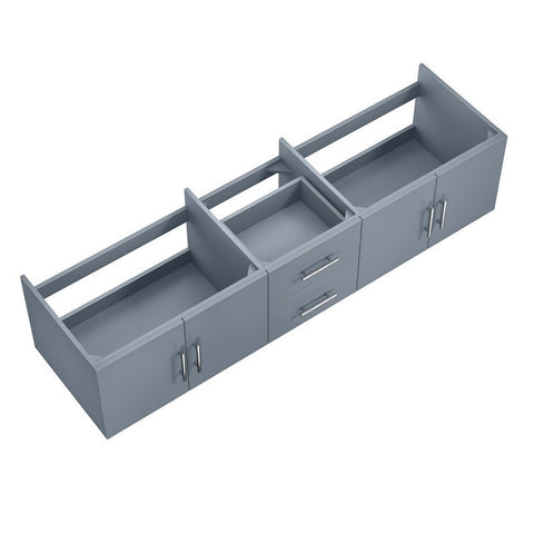 Image of Lexora Geneva Transitional Dark Grey 80" Vanity Cabinet Only | LG192280DB00000