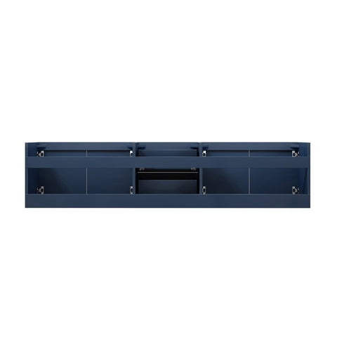 Image of Lexora Geneva Transitional Navy Blue 80" Vanity Cabinet Only | LG192280DE00000