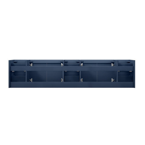 Image of Lexora Geneva Transitional Navy Blue 84" Vanity Cabinet Only | LG192284DE00000