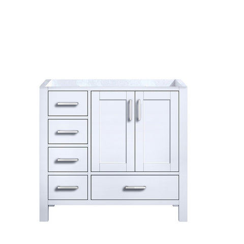 Image of Jacques 36" White Vanity Cabinet Only - Right Version | LJ342236SA00000R
