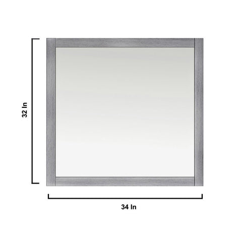 Image of Jacques 36" Distressed Grey Single Sink Vanity Set with White Carrara Marble Top - Right Version | LJ342236SDDSM34FR