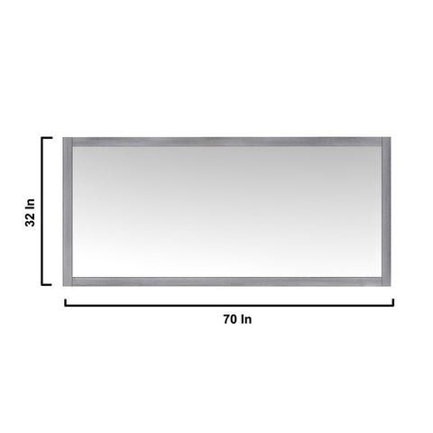 Image of Jacques 72" Distressed Grey Double Sink Vanity Set with White Carrara Marble Top | LJ342272DDDSM70F