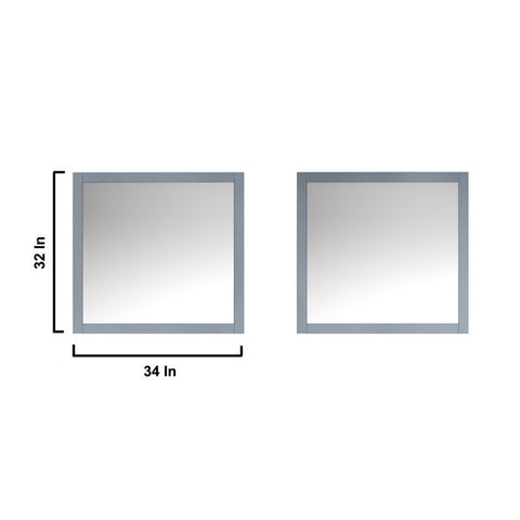 Image of Jacques 84" Dark Grey Double Sink Vanity Set with White Carrara Marble Top | LJ342284DBDSM34F