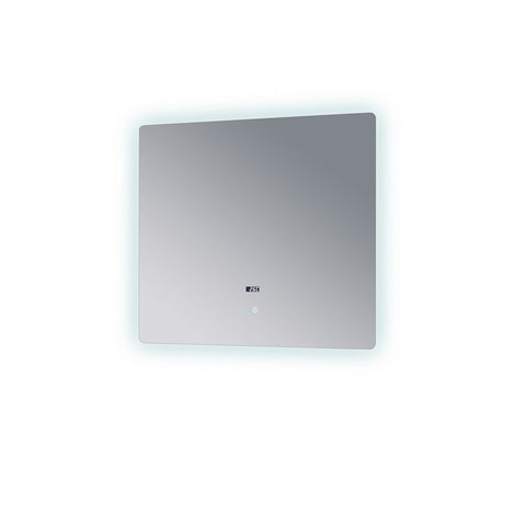 Image of Lexora Lugano 36" Wide x 32" Tall LED Mirror w/ Defogger | LL3632LEDM