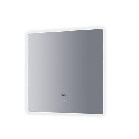 Image of Lexora Lugano 36" Wide x 36" Tall LED Mirror w/ Defogger | LL3636LEDM