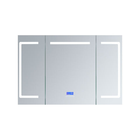 Image of Lexora Lesina 48" Wide x 32" Tall LED Medicine Cabinet w/ Defogger | LL4832LEDMC