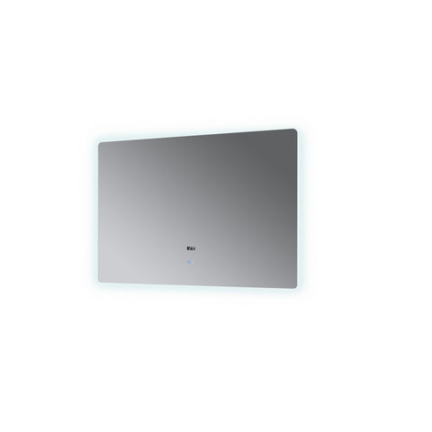 Image of Lexora Lugano 48" Wide x 32" Tall LED Mirror w/ Defogger | LL4832LEDM