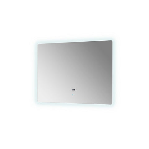 Image of Lexora Lugano 48" Wide x 36" Tall LED Mirror w/ Defogger | LL4836LEDM
