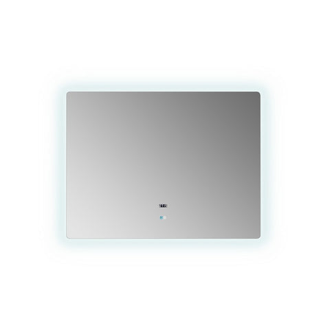 Image of Lexora Lugano 48" Wide x 36" Tall LED Mirror w/ Defogger | LL4836LEDM