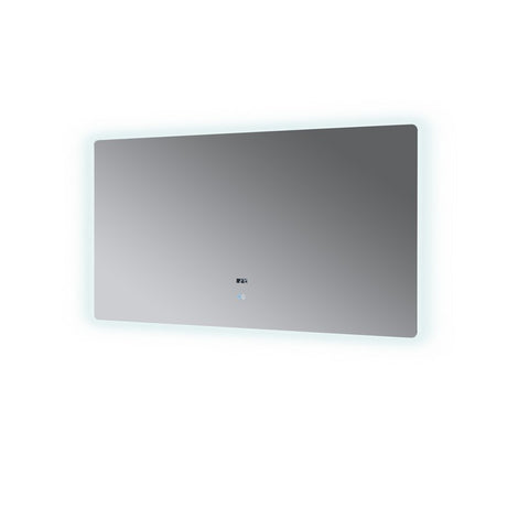 Image of Lexora Lugano 60" Wide x 32" Tall LED Mirror w/ Defogger | LL6032LEDM