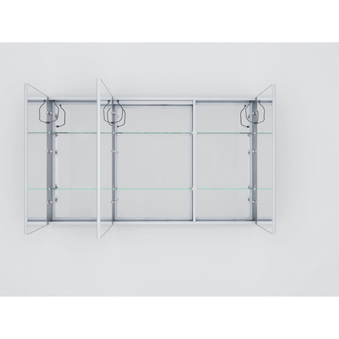 Image of Lexora Lesina 60" Wide x 36" Tall LED Medicine Cabinet w/ Defogger | LL6036LEDMC